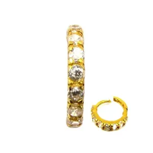 14k Solid Real Gold Nath (Nose Ring) for women