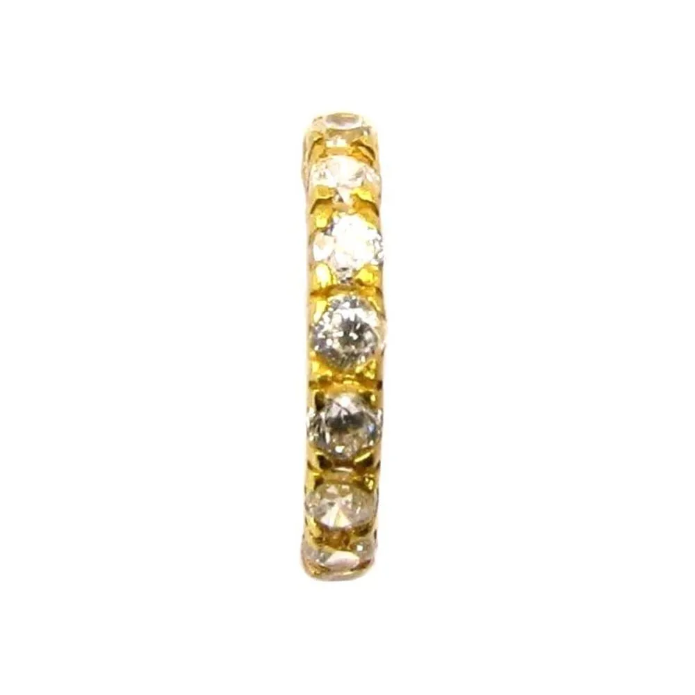 14k Solid Real Gold Nath (Nose Ring) for women