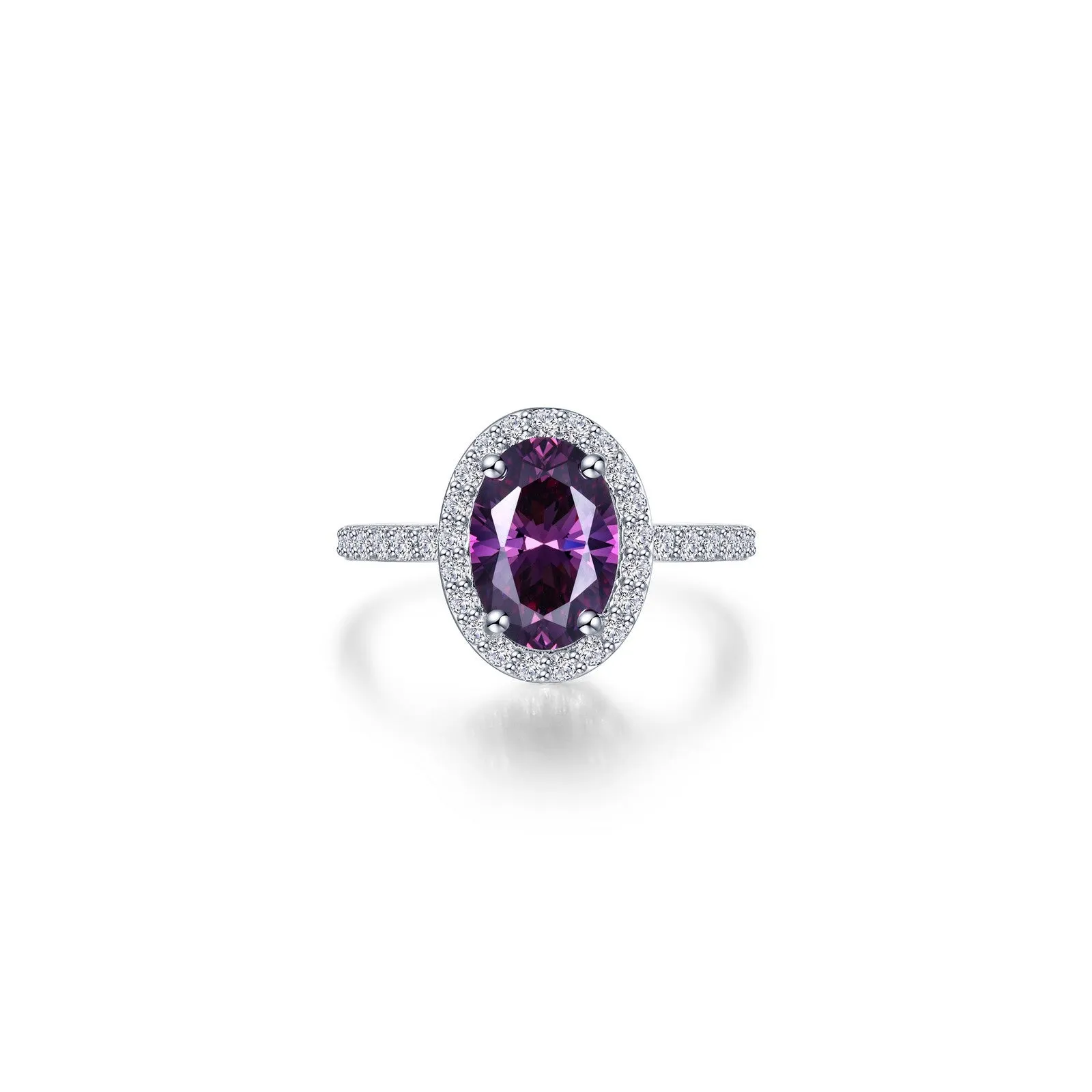 2.6 CTW Oval Halo Engagement Ring