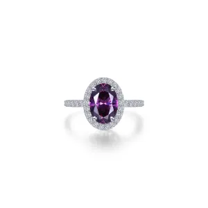 2.6 CTW Oval Halo Engagement Ring
