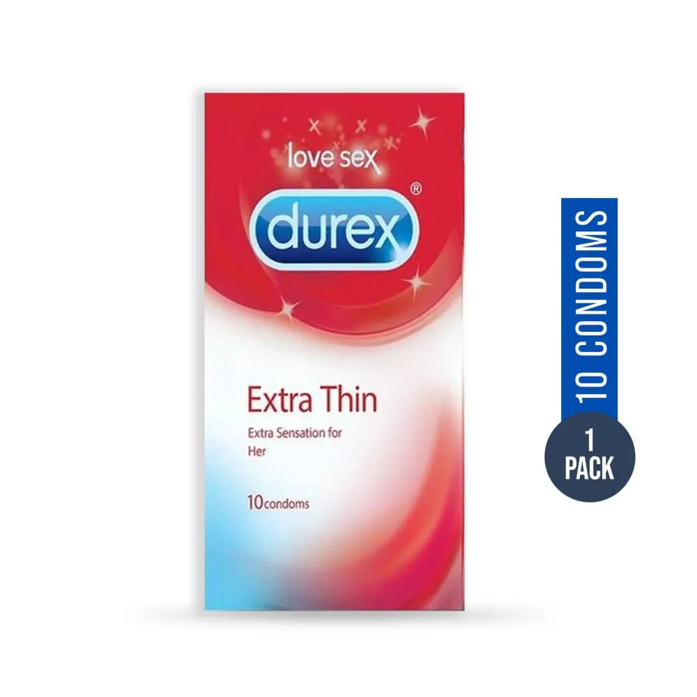 40Pk Combo Of Thin Condoms - [Durex Extra Thin   Durex Air Ultra Thin]