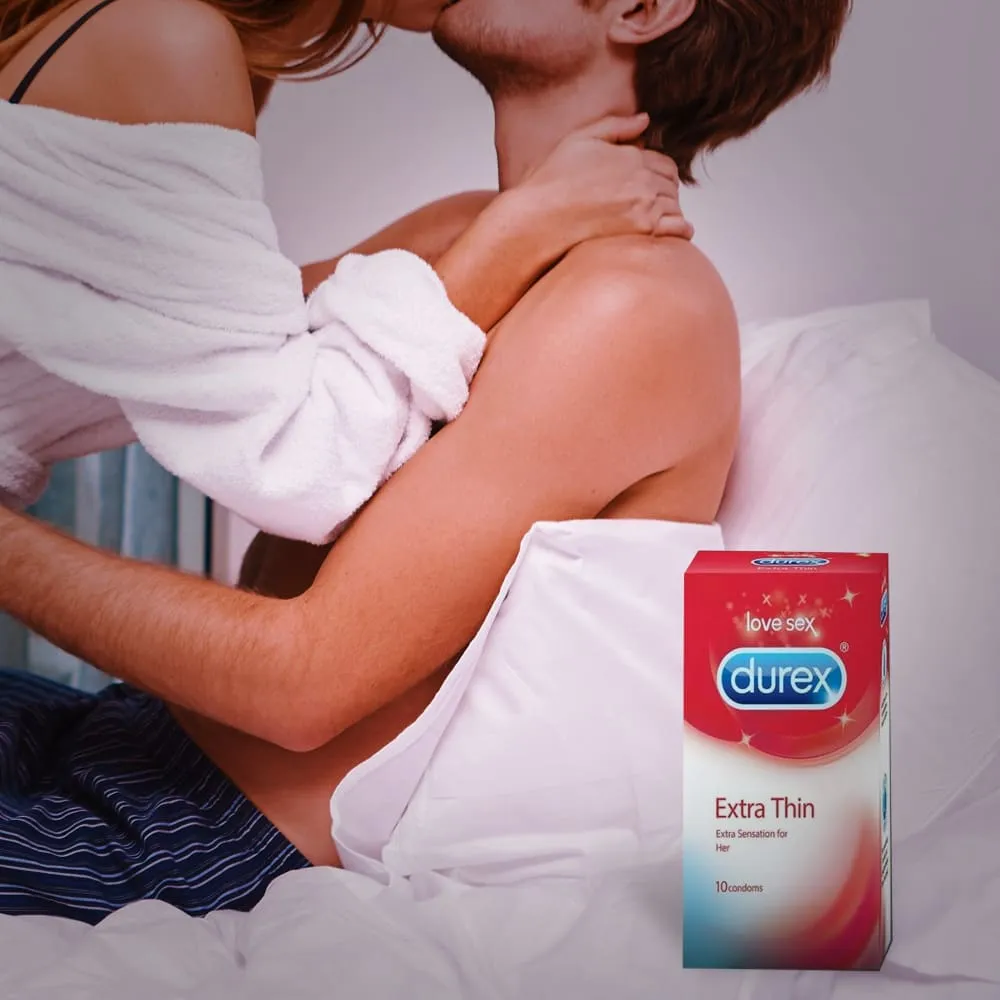 40Pk Combo Of Thin Condoms - [Durex Extra Thin   Durex Air Ultra Thin]