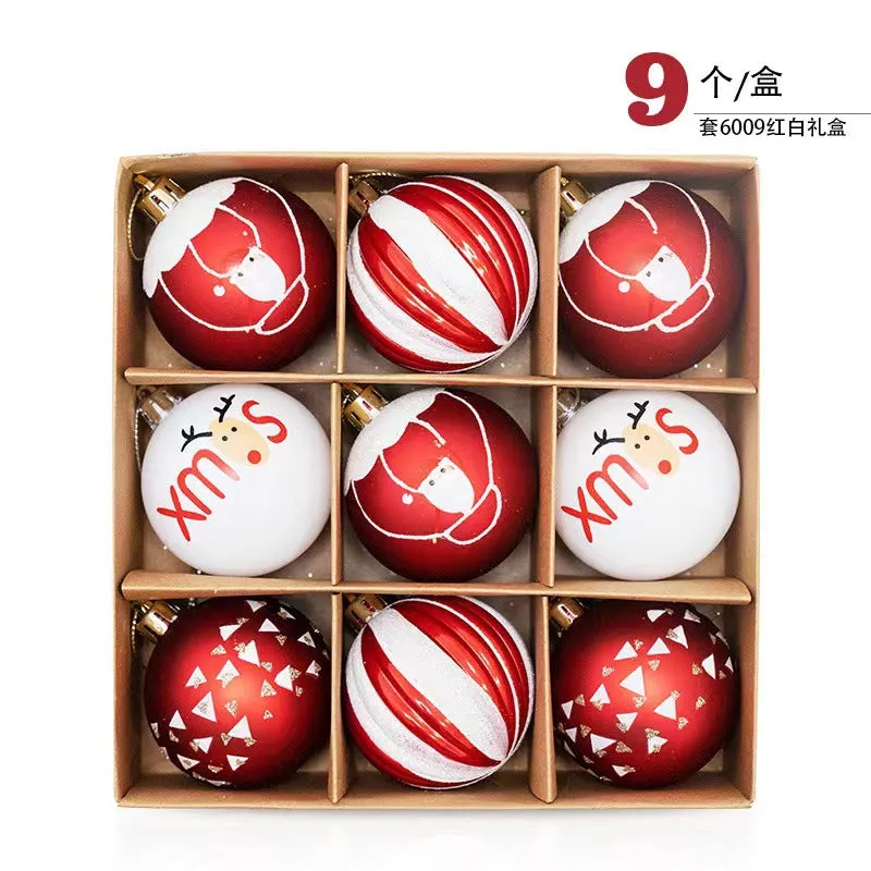 9-Piece 6cm Christmas Ball Set