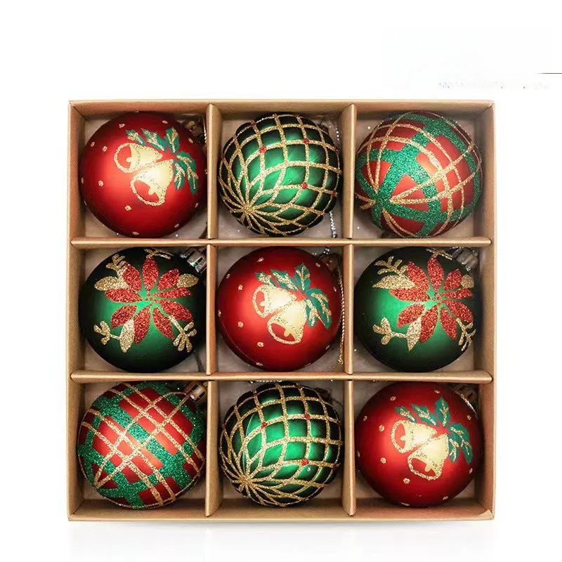 9-Piece 6cm Christmas Ball Set