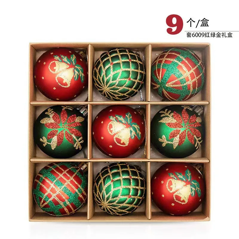 9-Piece 6cm Christmas Ball Set