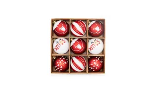 9-Piece 6cm Christmas Ball Set