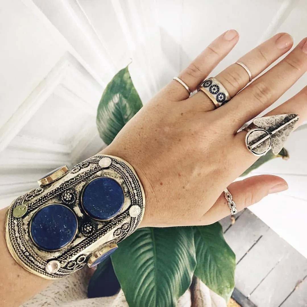 Anatolian Boho Ring - "Arrow"
