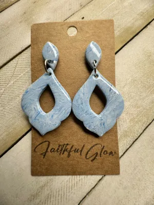Baby Blue Small Elegant Dangle