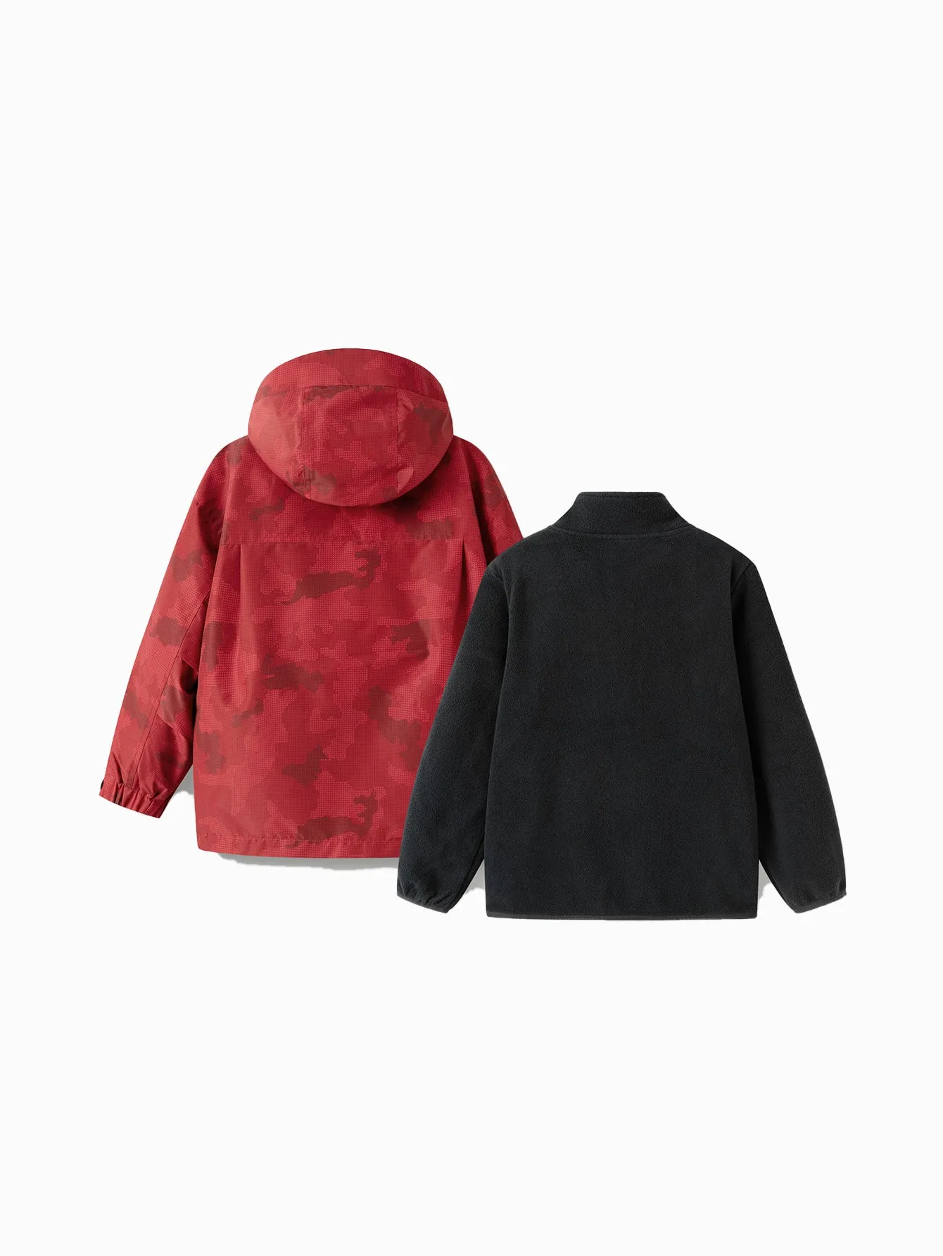 Balabala Children Clothes Children Jacket 2025 New Winter Boy Cotton Jacket Waterproof Twin-Set New Year's Outfit