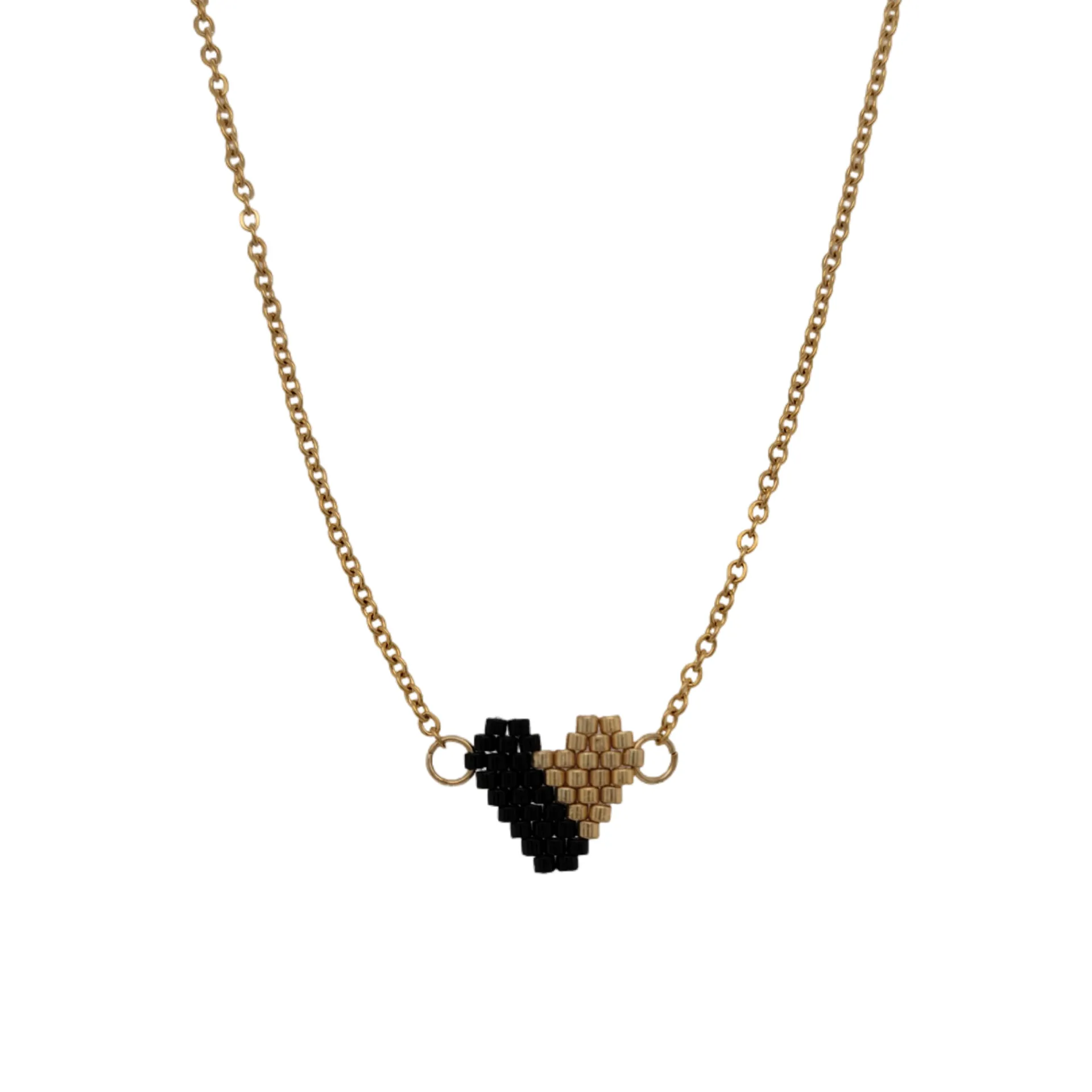 Beaded Heart Necklace