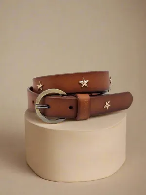 Calisto Star Belt in Tan