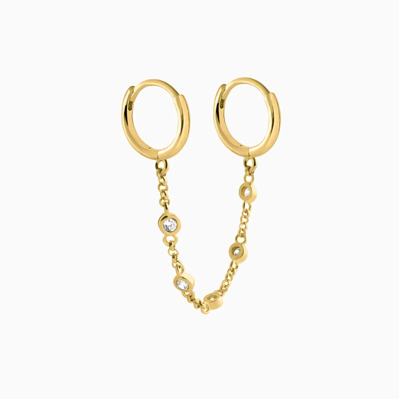 Cascade Hoop Piercing Gold