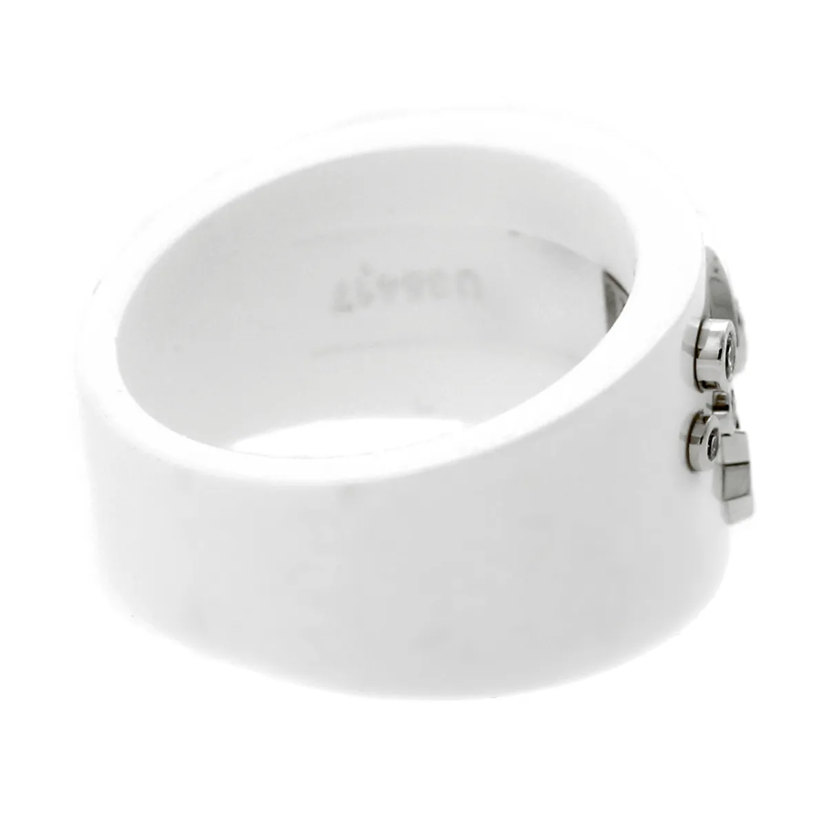 Chanel Comete Ceramic Large Diamond Ring