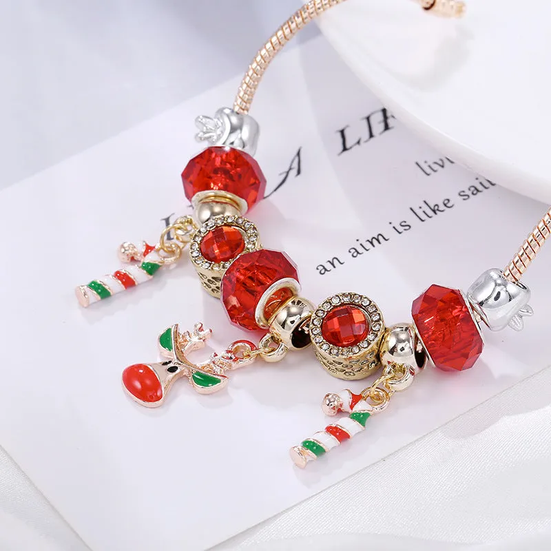 Christmas Holiday Strand Bracelet for Women Girls