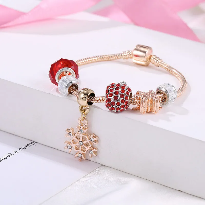 Christmas Holiday Strand Bracelet for Women Girls