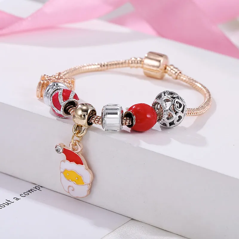 Christmas Holiday Strand Bracelet for Women Girls