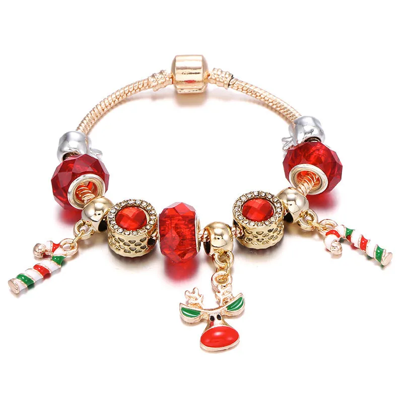 Christmas Holiday Strand Bracelet for Women Girls