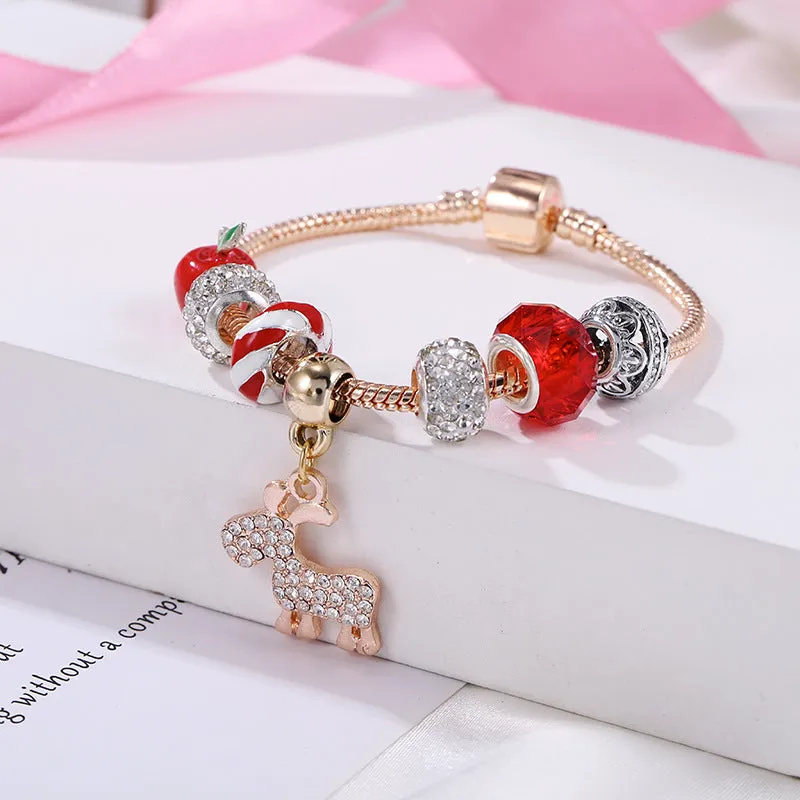 Christmas Holiday Strand Bracelet for Women Girls