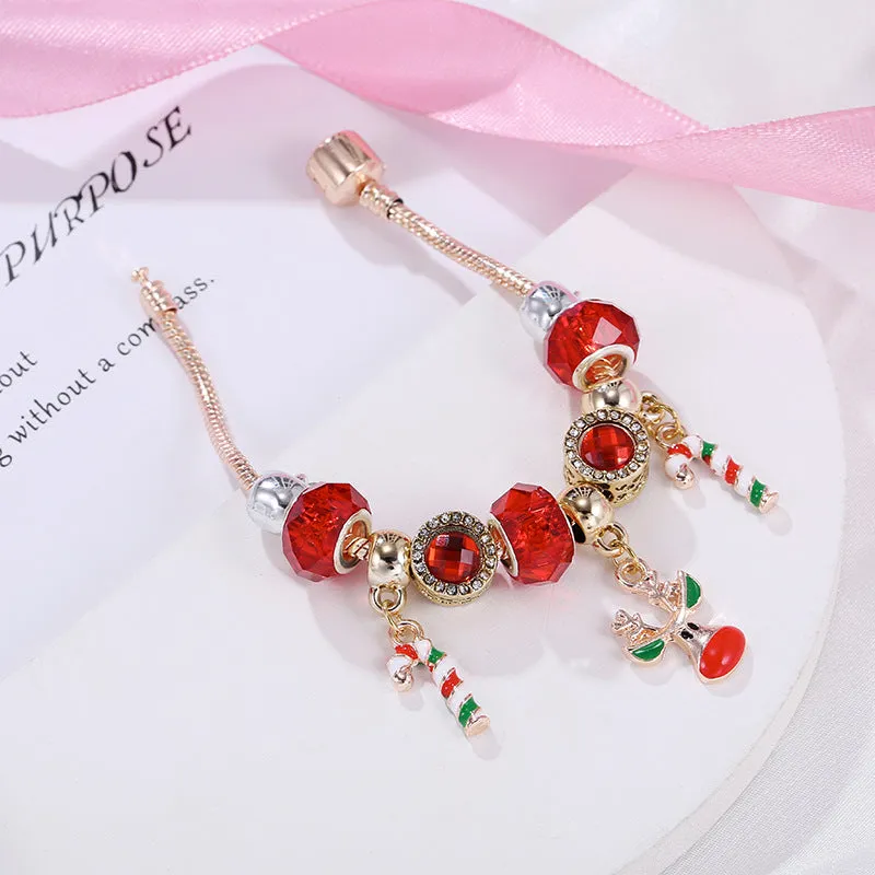 Christmas Holiday Strand Bracelet for Women Girls