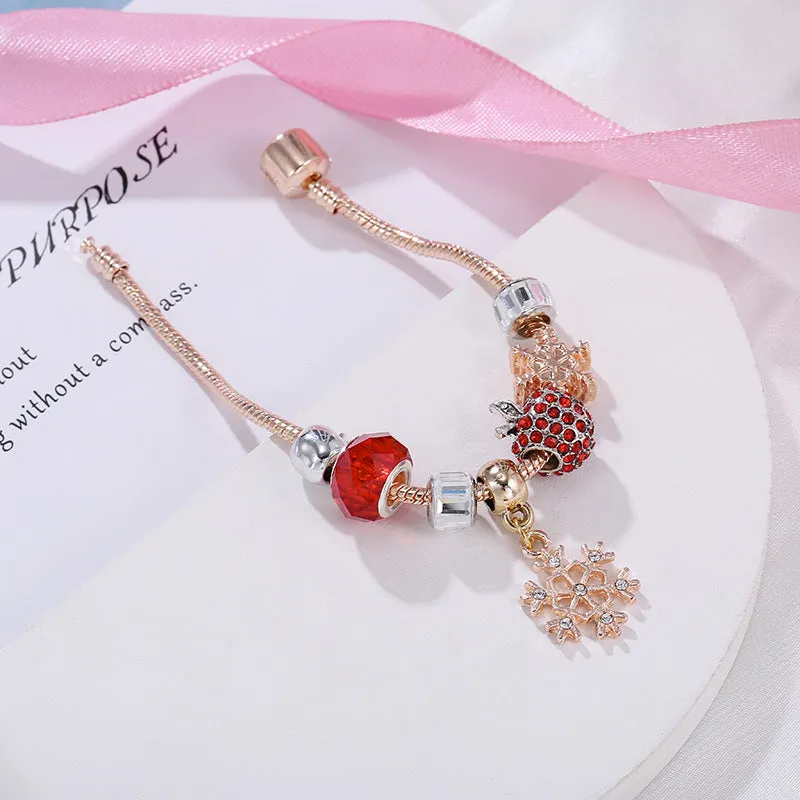 Christmas Holiday Strand Bracelet for Women Girls