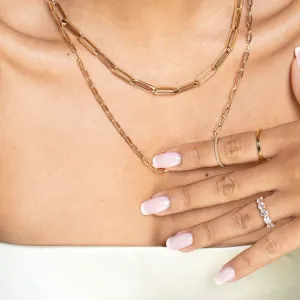 Classic Paper-Chain Necklace | 9ct Gold