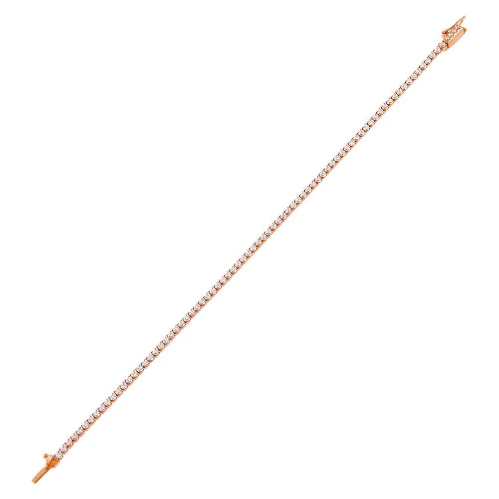 Classic Thin Tennis Bracelet by By Adina Eden