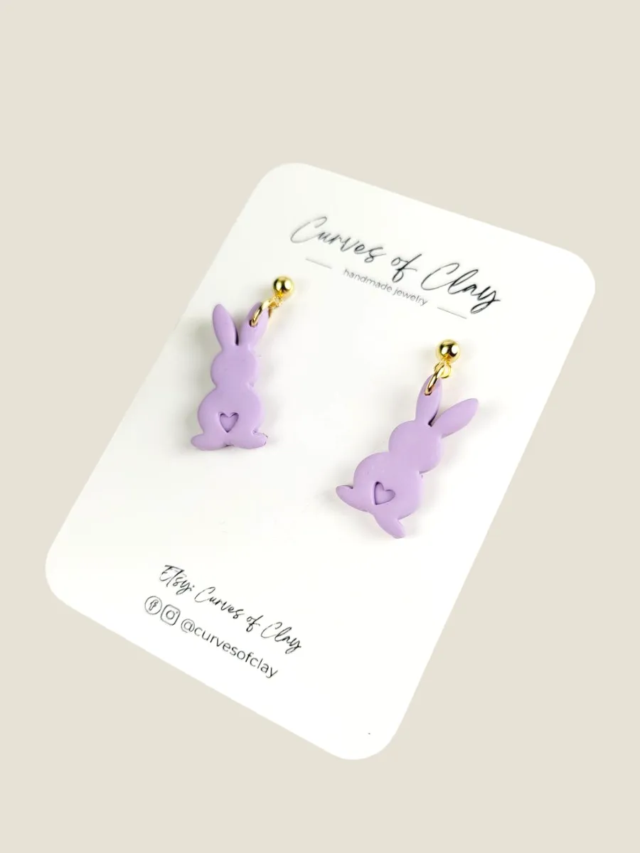 Curves of Clay, Easter and St. Patrick's Day Earrings