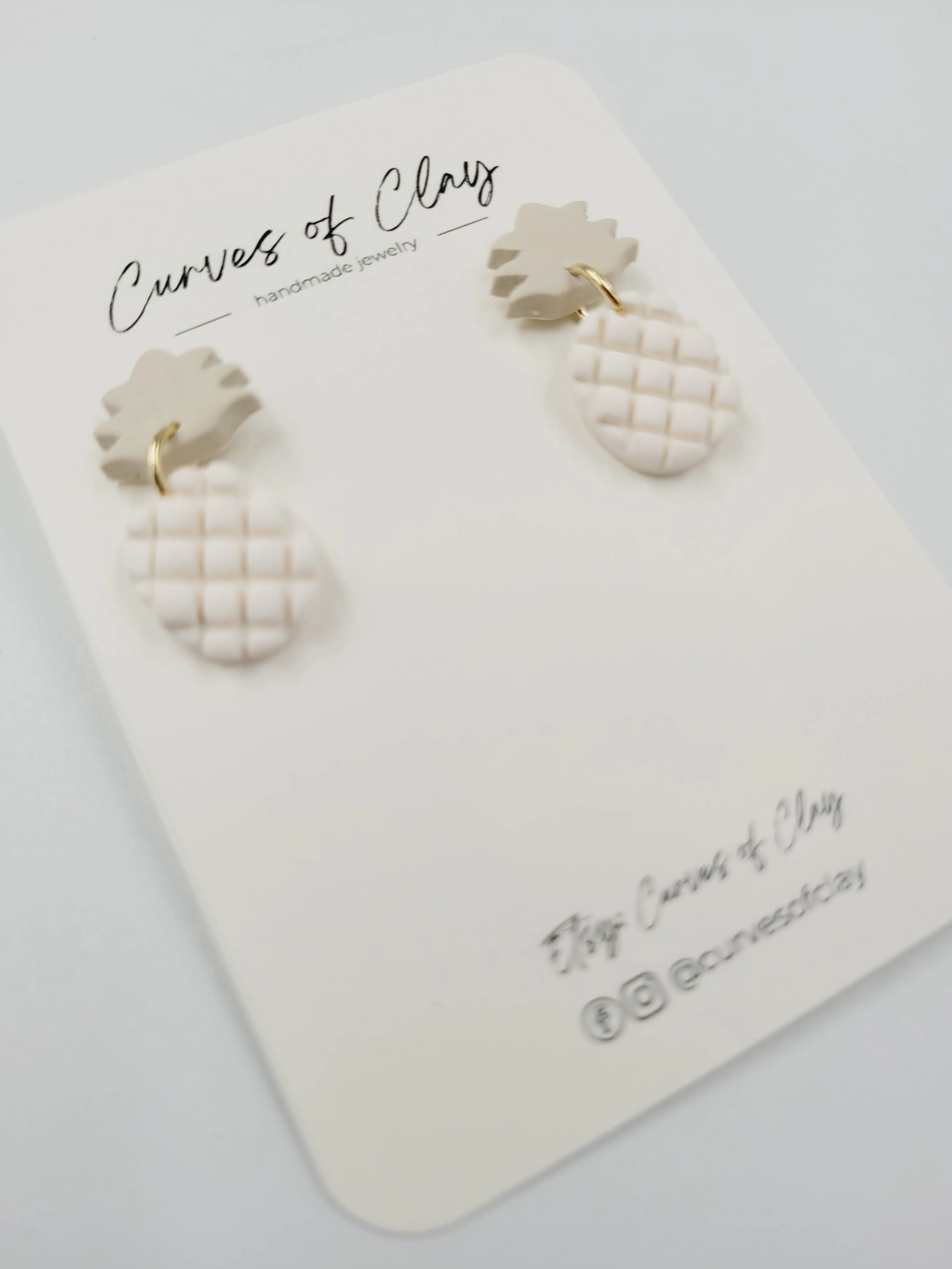 Curves of Clay, Everyday Dangle Earrings