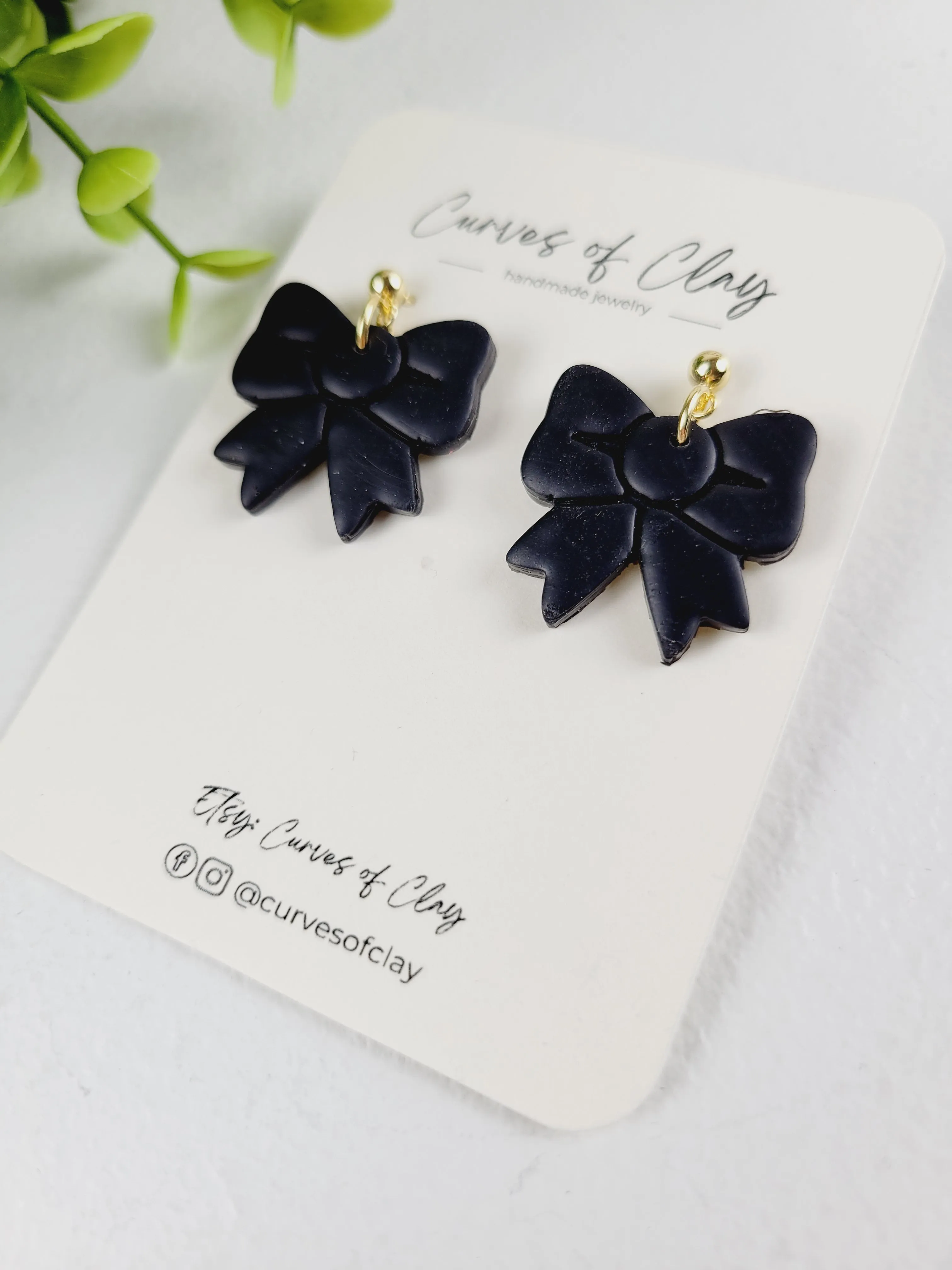Curves of Clay, Everyday Dangle Earrings