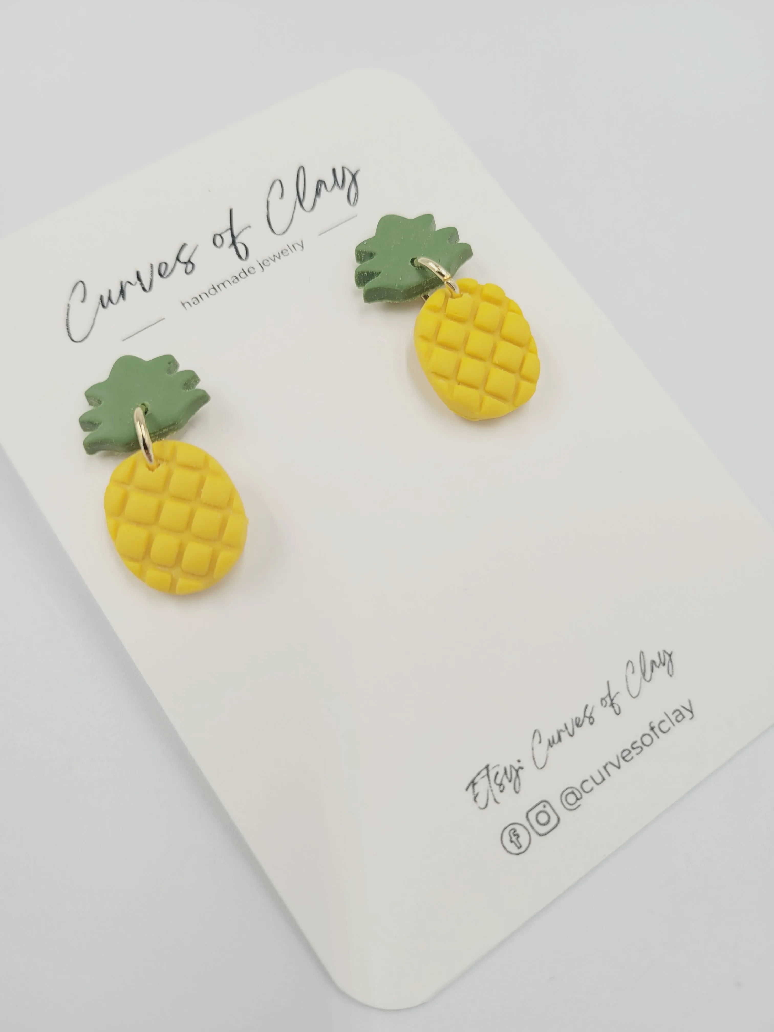 Curves of Clay, Everyday Dangle Earrings