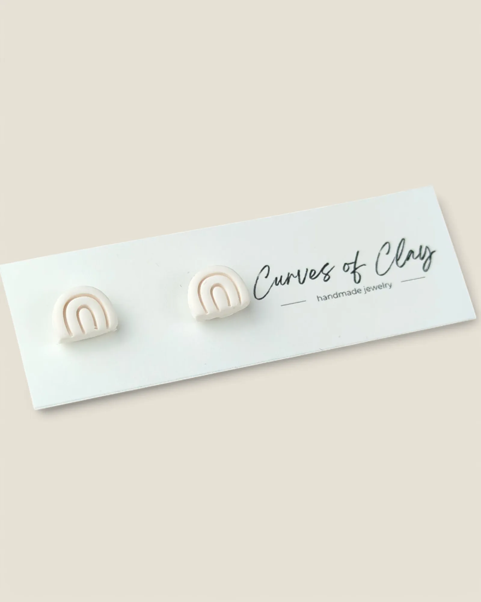 Curves of Clay, Everyday Stud Earrings
