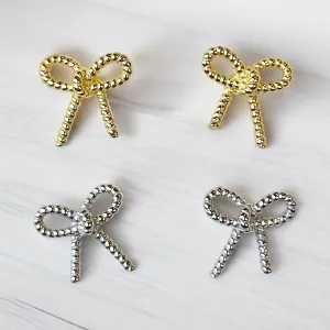 Dainty Bow Mini Studs