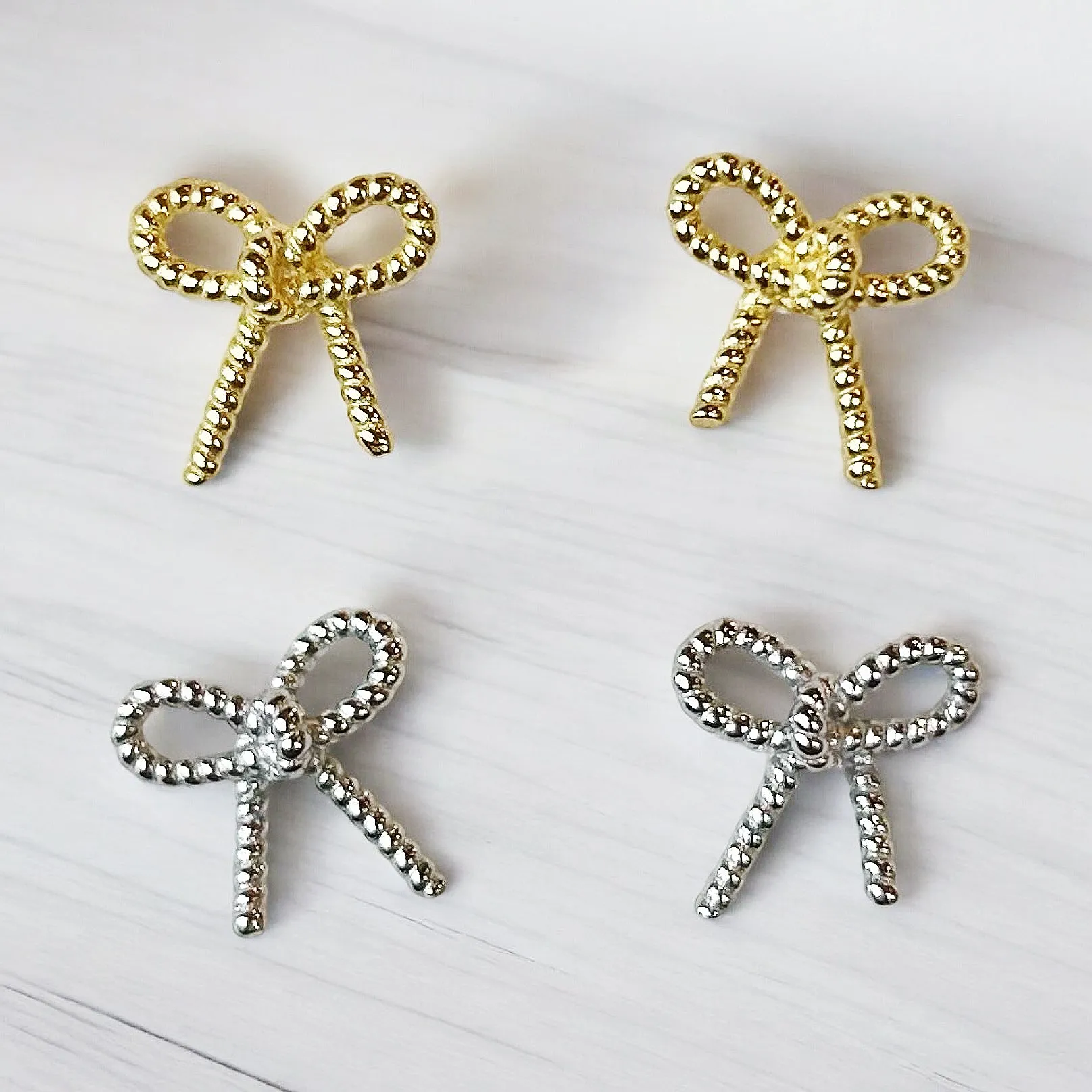 Dainty Bow Mini Studs