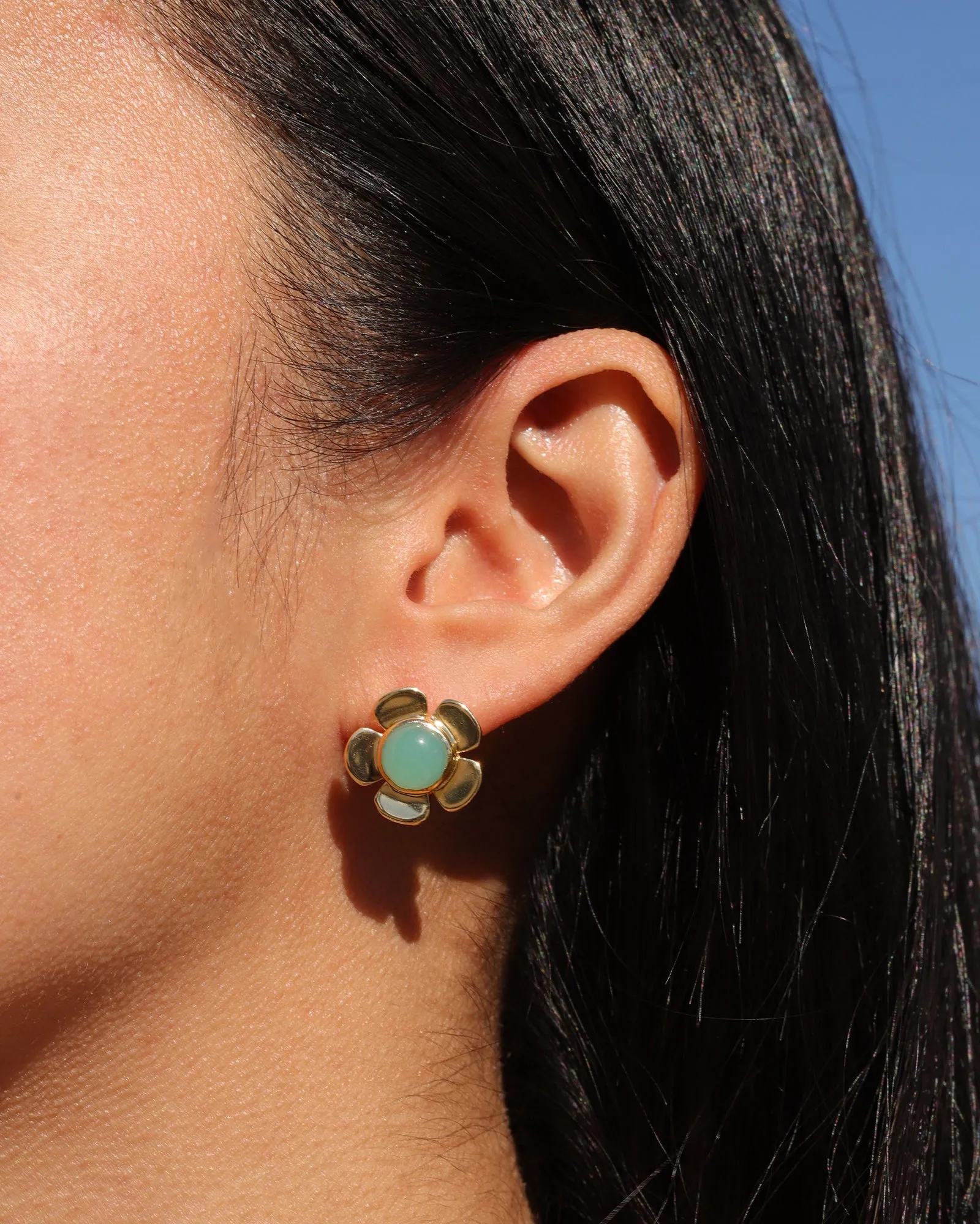 Daisy Stone Studs