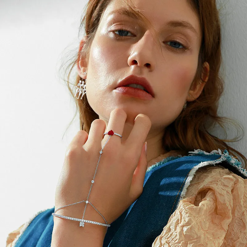 Designer Love Rings Bracelet Fashion Jewelry Accessories Gift for Women