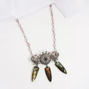Designer Oxidised Long Necklace