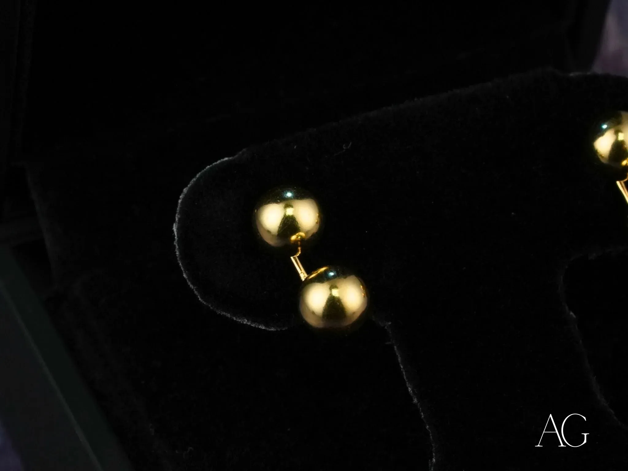 Double Ball Earrings – Modern & Elegant