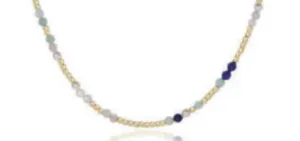 E Newton 15" Choker Hope Unwritten Gemstones Hot Mess