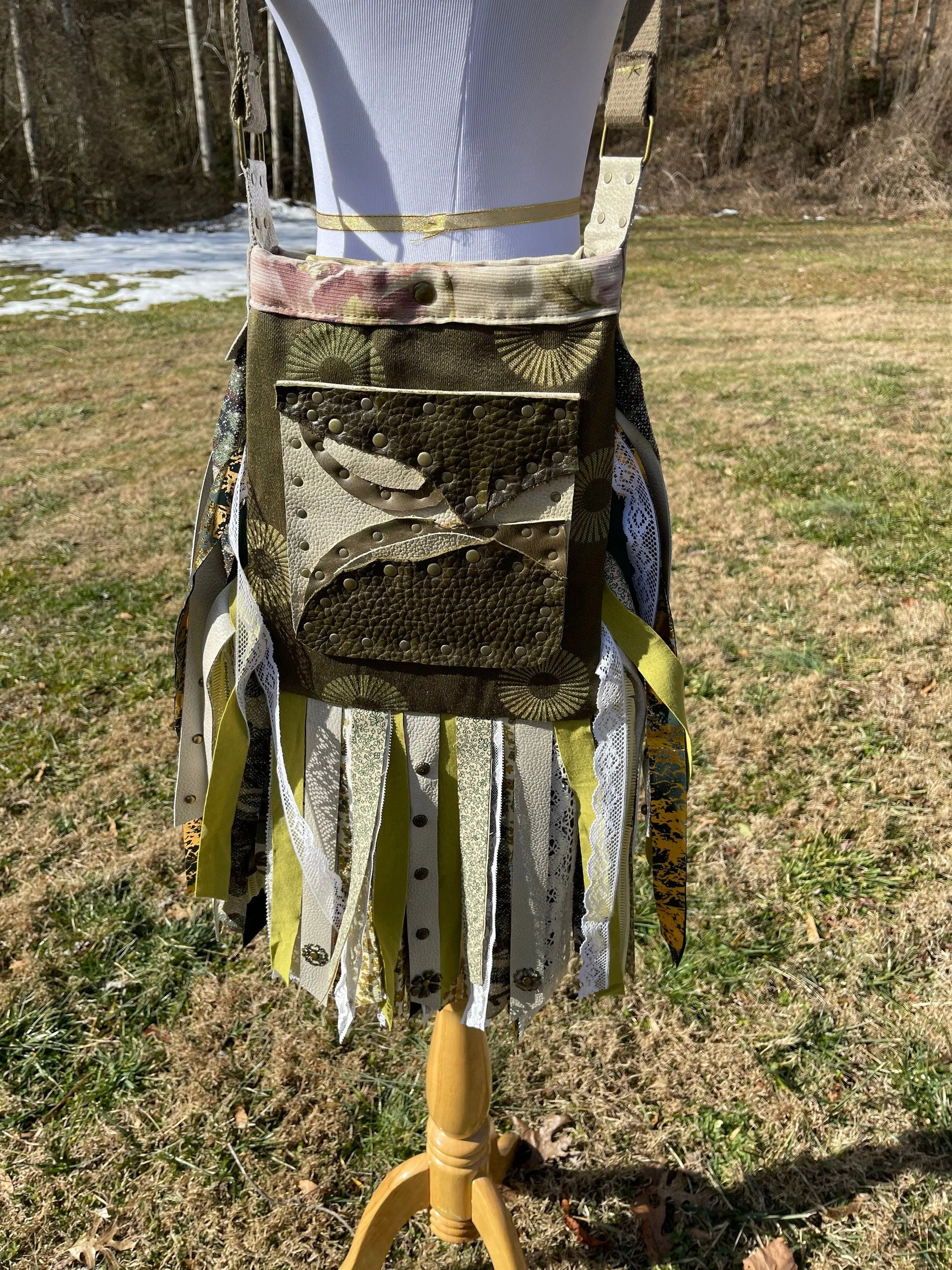 Earthy Green Fringe Purse, Ultimate Boho Chic Purse, Festival Fringe Bag, Hippie Handbag, Embellished purse