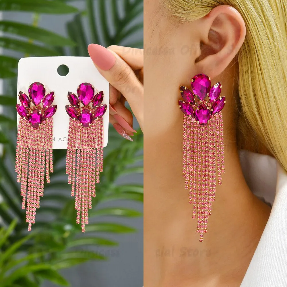 Elegant Charm Long Hanging Earrings For Women