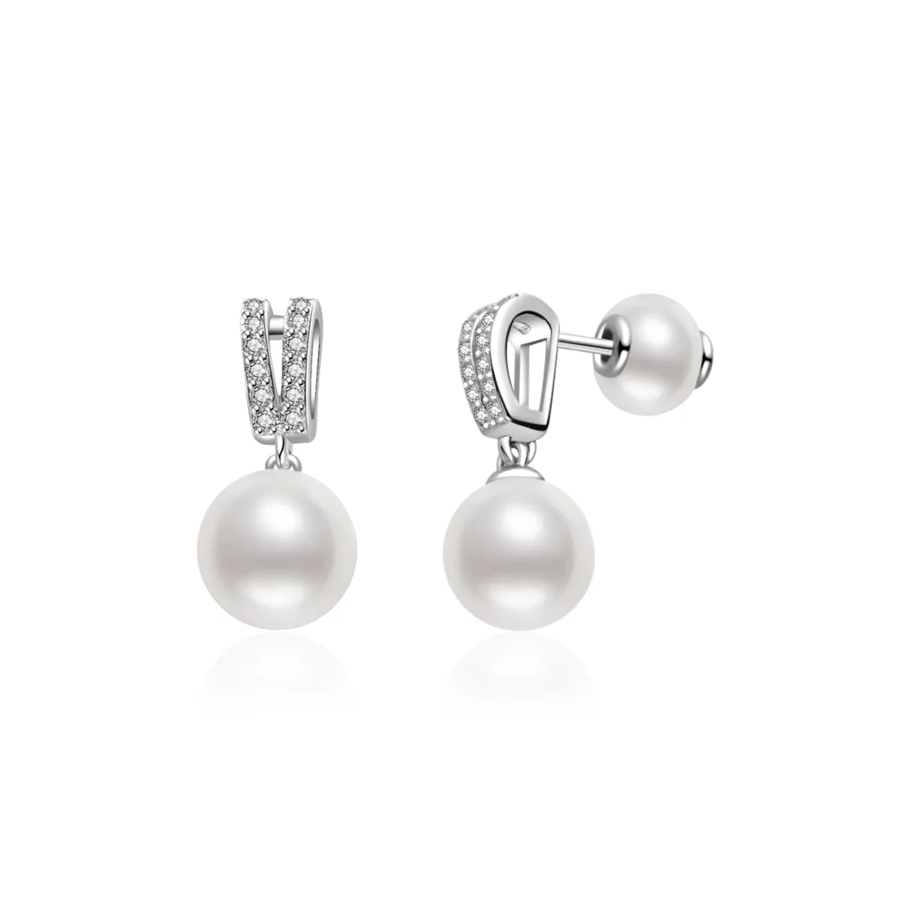 Elegant Freshwater Pearl Earrings WE00061