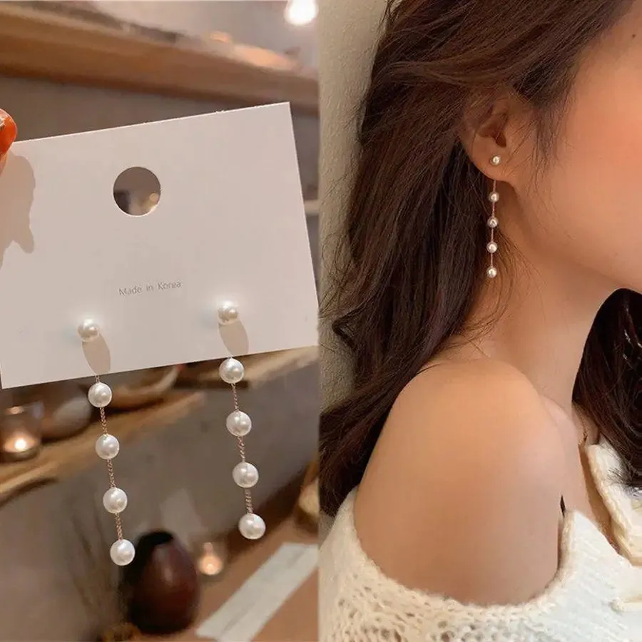 Elegant Gold Flower Earrings