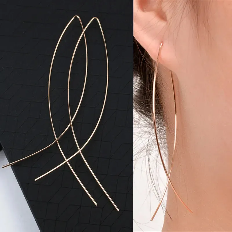 Elegant Gold Flower Earrings
