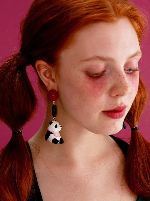 Elegant Panda Earrings