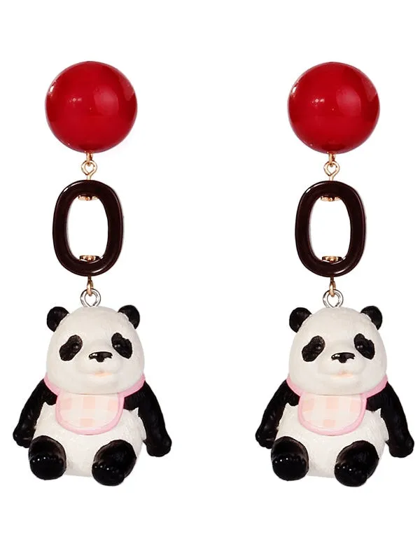 Elegant Panda Earrings