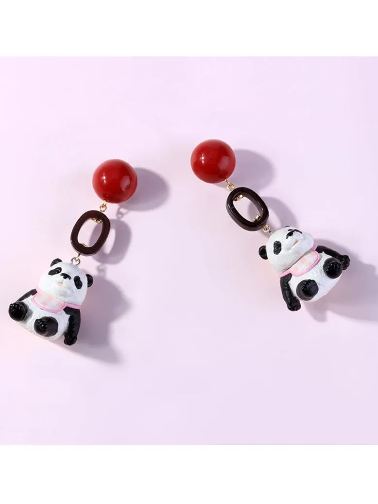 Elegant Panda Earrings