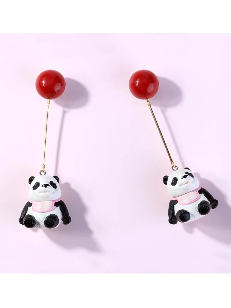 Elegant Panda Earrings