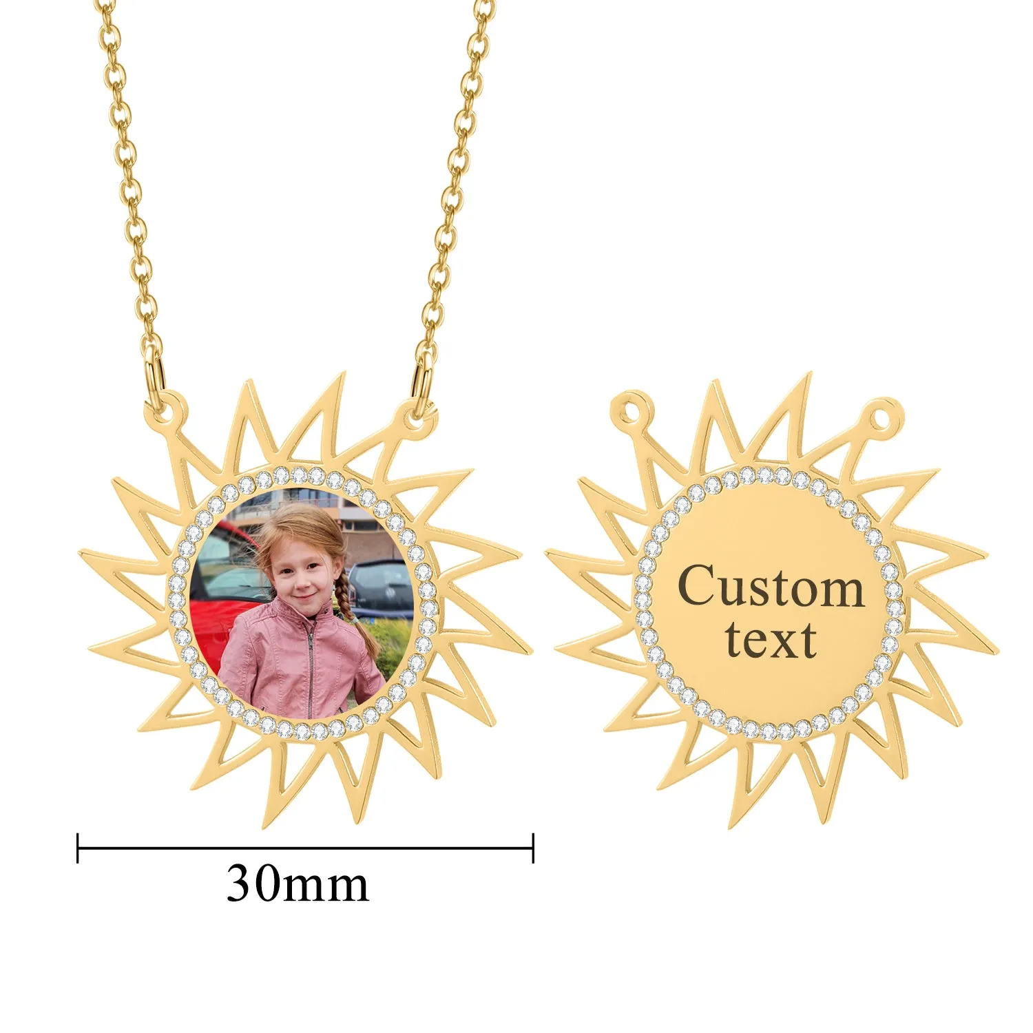 Engraved Photo Necklaces SD177