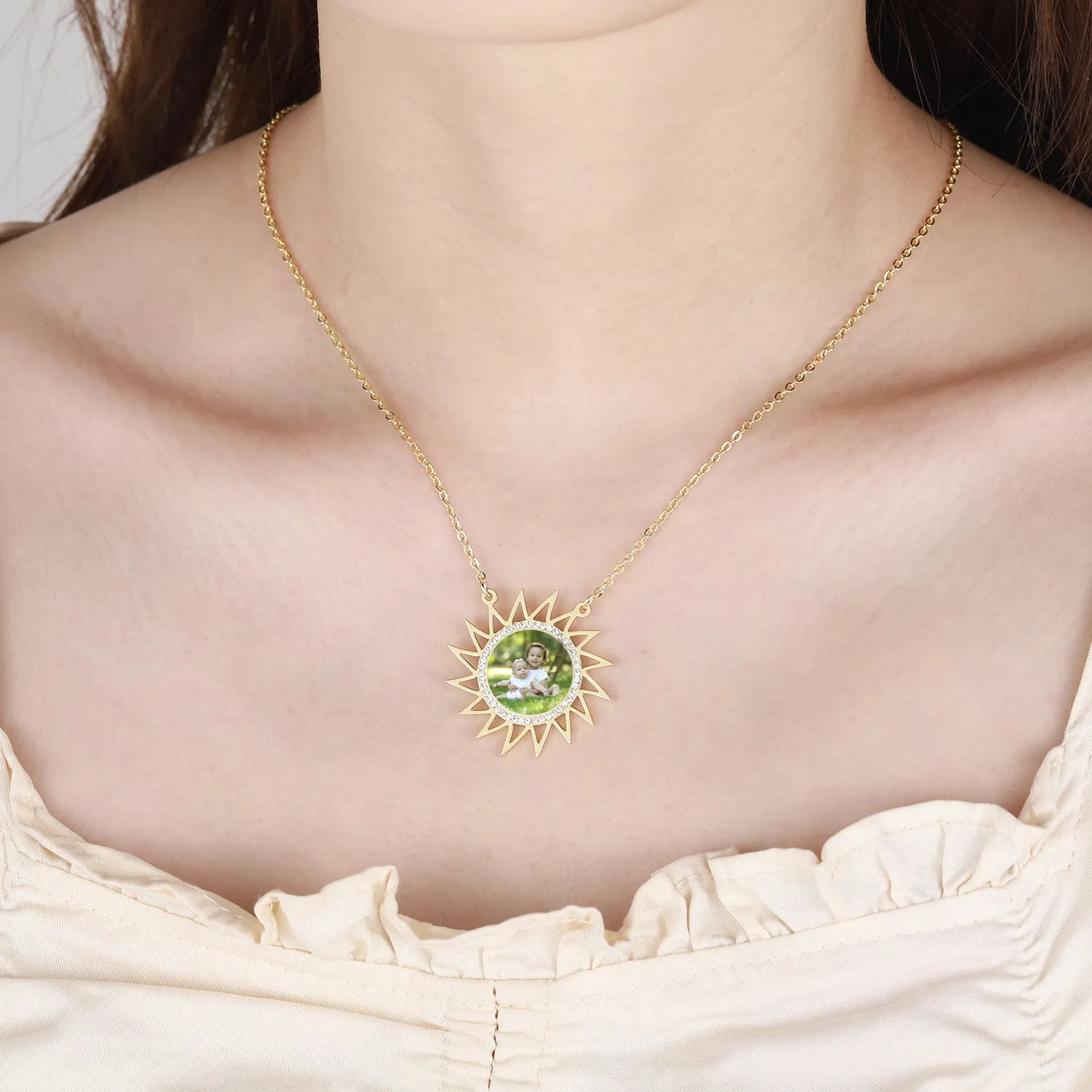 Engraved Photo Necklaces SD177