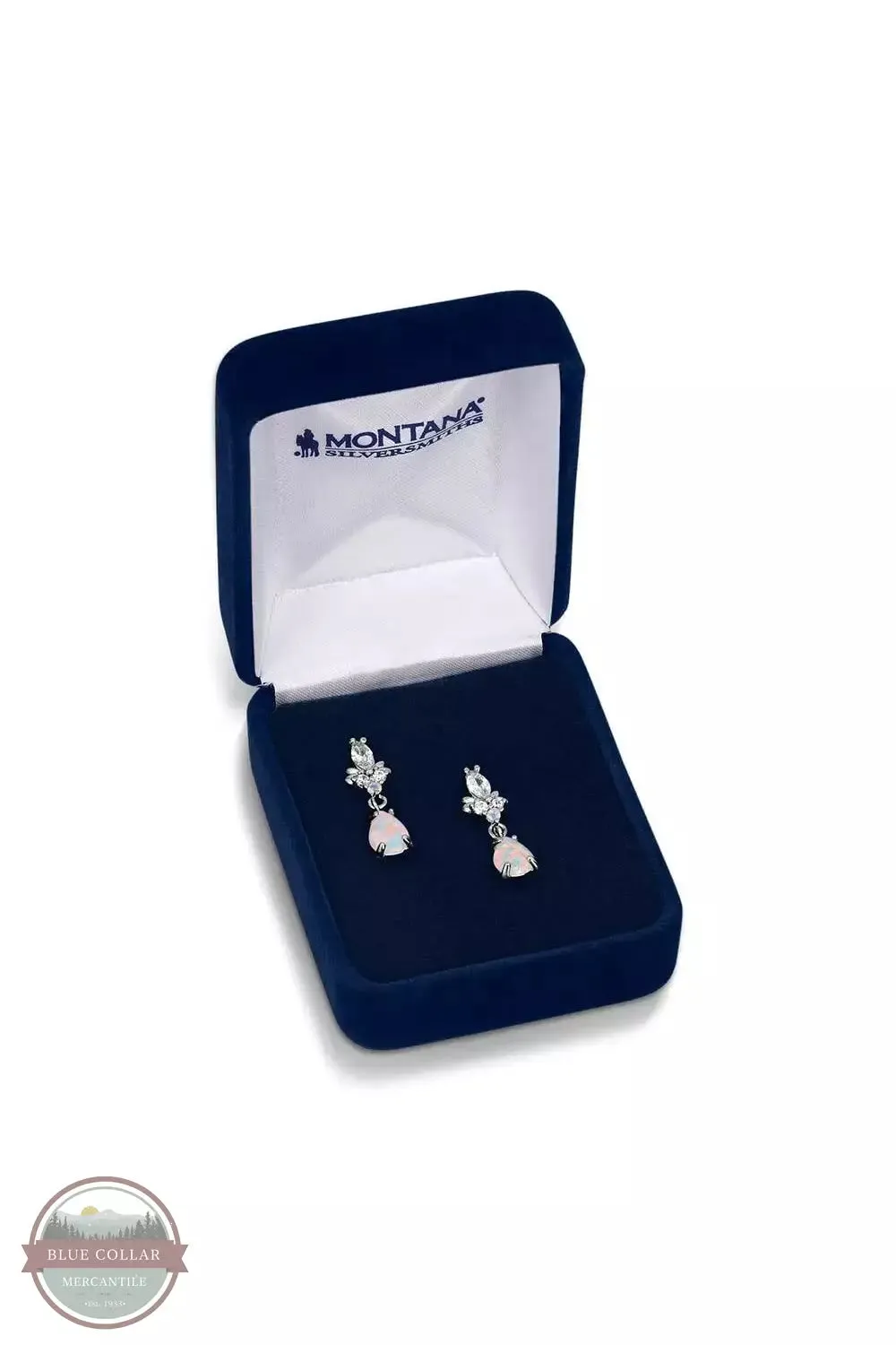 ER5772 Elegant Harmony White Opal Earrings